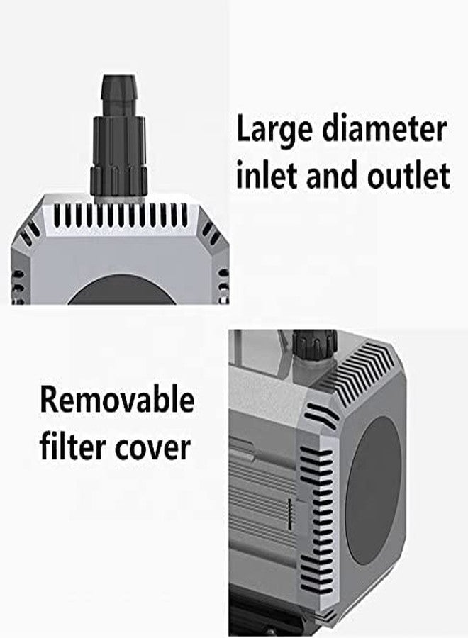 مضخة غاطسة متعددة الأغراض من سلسلة VAYINATO® (HQB-2000 | 24 واط | 1400 لتر/ساعة | ترفع حتى 1.8 متر) مناسبة لأحواض السمك، ونوافير الحدائق، وأحواض المياه، والشلالات، وأحواض الأسماك، والبرك، والزراعة المائية. - Image 5